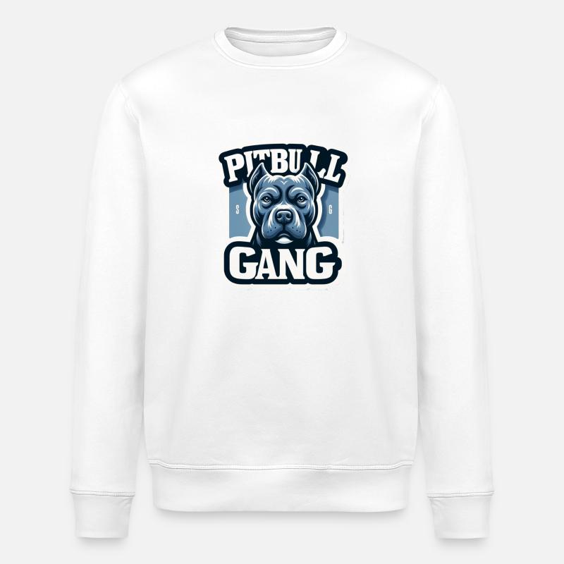 Gang de pitbulls - Sweat bio ROLLER Stanley/Stella Unisexe - blanc