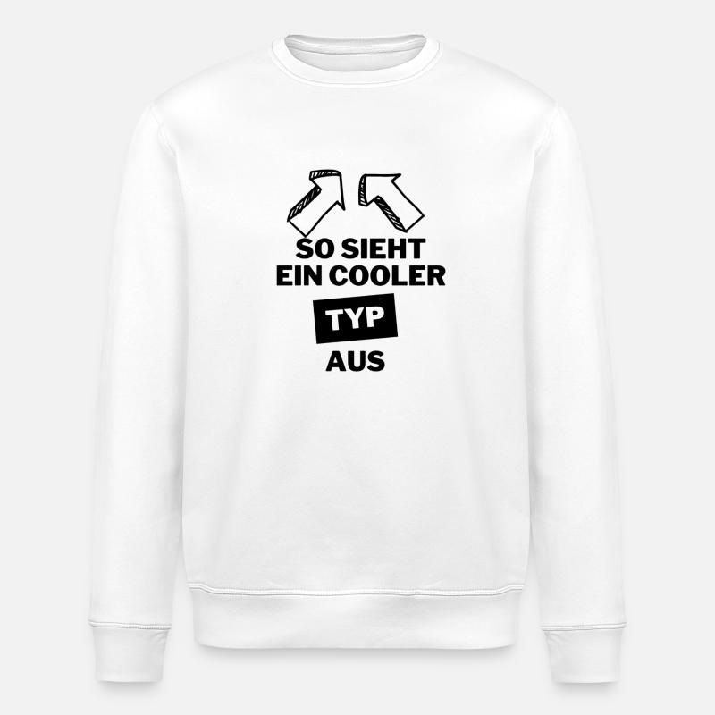 cooler Typ - Stanley/Stella Unisex Bio-Sweatshirt ROLLER - Weiß