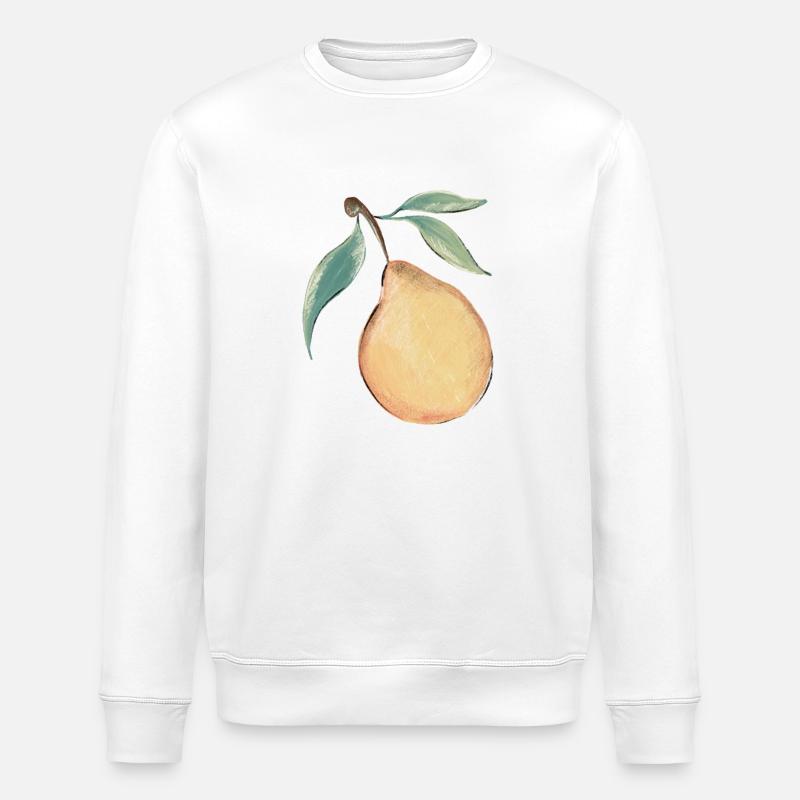 Birne - Stanley/Stella Unisex Bio-Sweatshirt ROLLER - Weiß