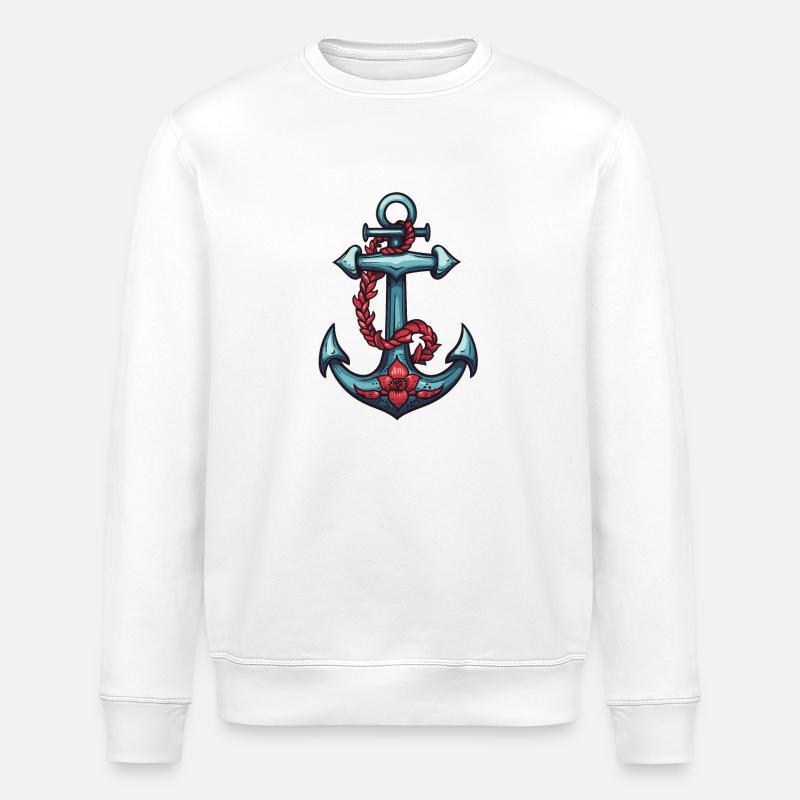 Port d’ancrage - Sweat bio ROLLER Stanley/Stella Unisexe - blanc