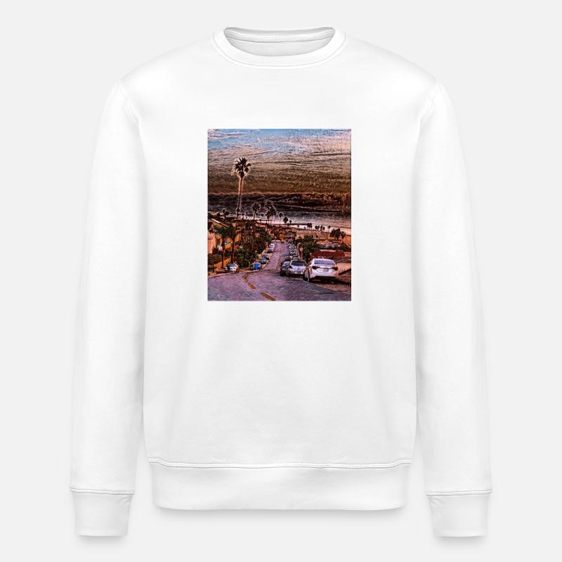 Manhattan Beach, États-Unis - Sweat bio ROLLER Stanley/Stella Unisexe - blanc