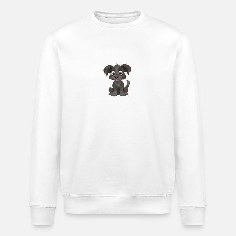 Riesenschnauzer Hund Schnauzer - Stanley/Stella Unisex Bio-Sweatshirt ROLLER - Weiß