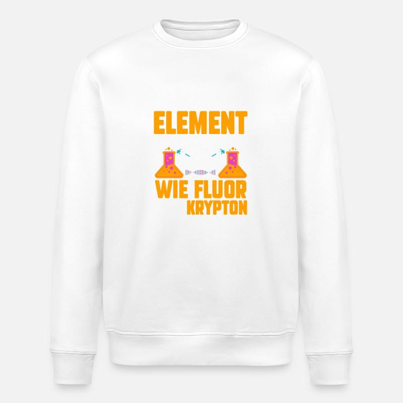 Chemist Science Physics Chemistry - Stanley/Stella ROLLER Unisex Organic Sweatshirt - white