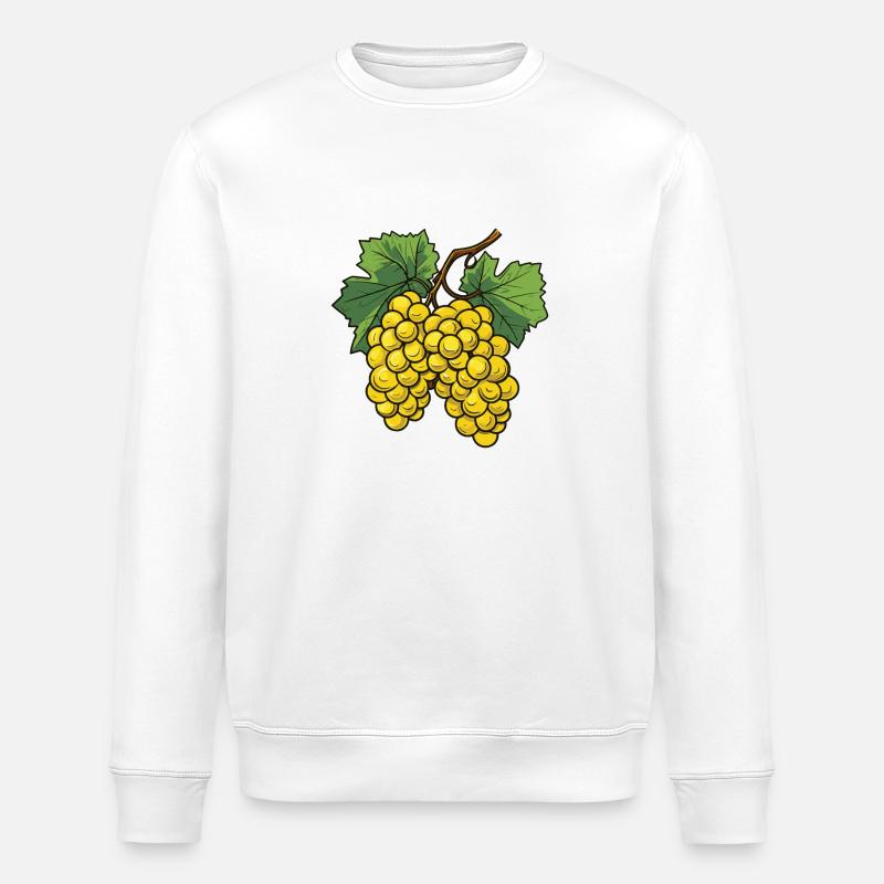 Symbole des raisins - Sweat bio ROLLER Stanley/Stella Unisexe - blanc