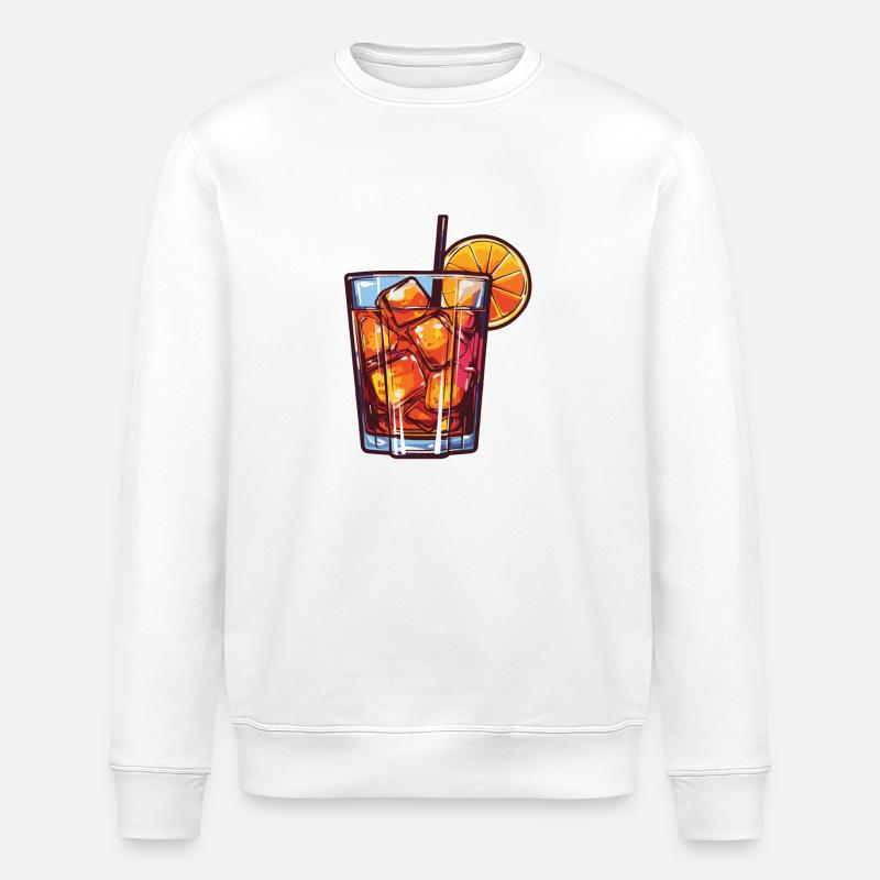 Limonade Drink - Stanley/Stella Unisex Bio-Sweatshirt ROLLER - Weiß