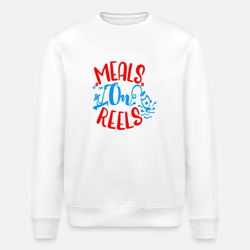 Repas sur bobines - Sweat bio ROLLER Stanley/Stella Unisexe - blanc