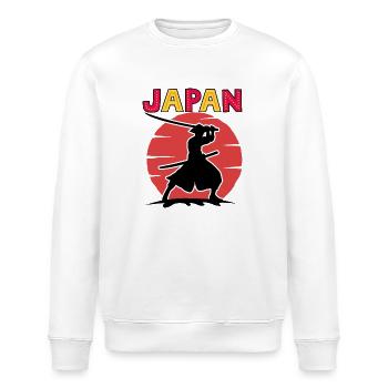 Japan - Stanley/Stella ROLLER Unisex Organic Sweatshirt - white - Front - Nik (191cm)