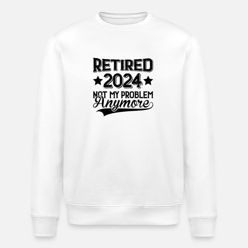 Retraité 2024 - Sweat bio ROLLER Stanley/Stella Unisexe - blanc