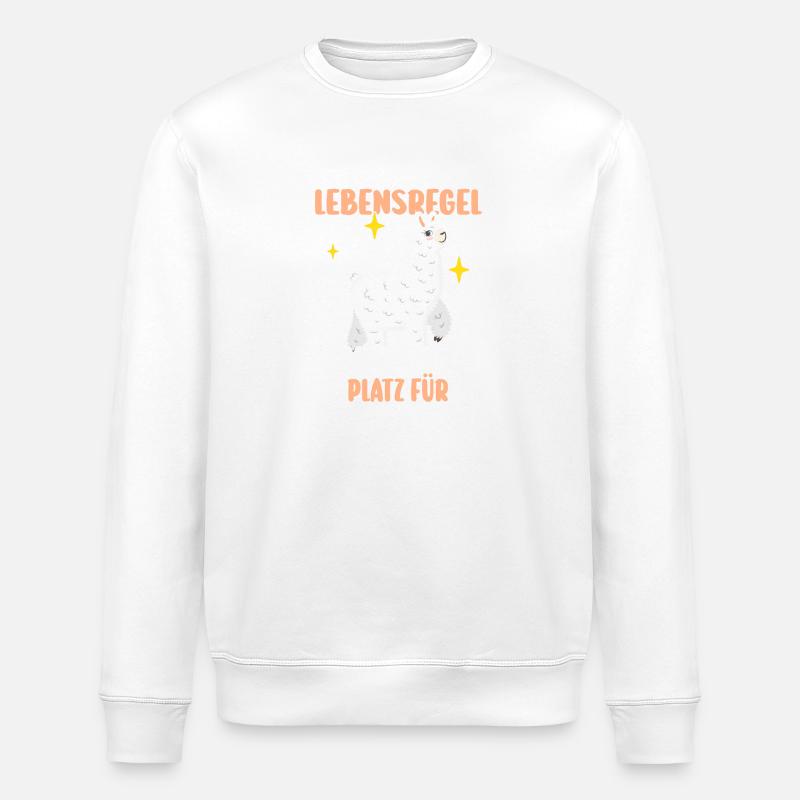 Alpaca - Stanley/Stella ROLLER Unisex Organic Sweatshirt - white