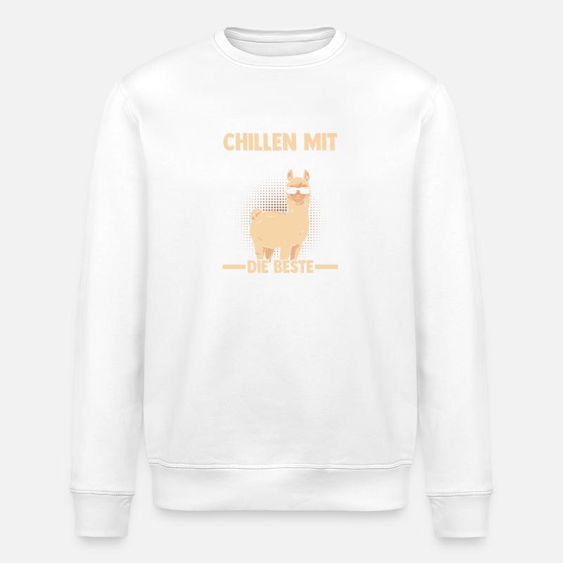 Alpaca - Stanley/Stella ROLLER Unisex Organic Sweatshirt - white