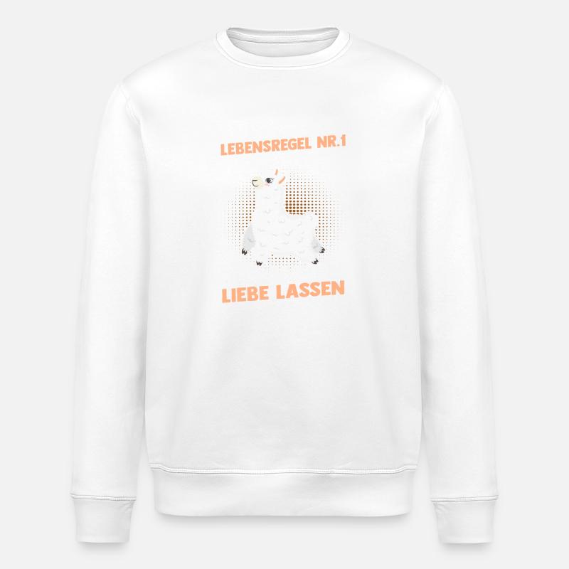 Alpaka - Stanley/Stella Unisex Bio-Sweatshirt ROLLER - Weiß