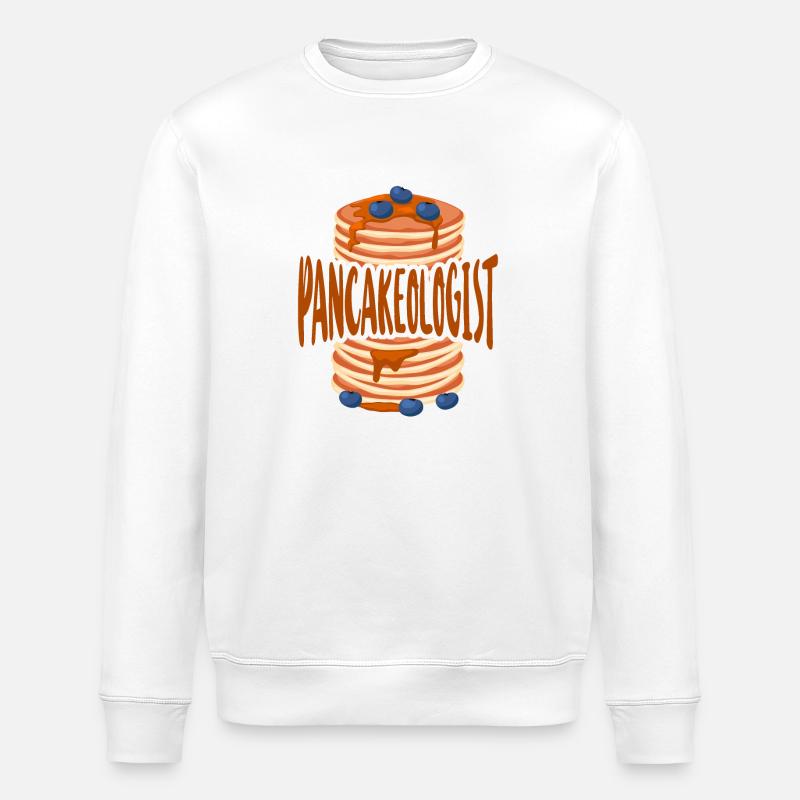 Pancake Lover Kids Pancakeologist - Sweat bio ROLLER Stanley/Stella Unisexe - blanc