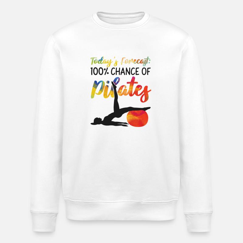 Instructeur de Pilates Enseignant - Sweat bio ROLLER Stanley/Stella Unisexe - blanc
