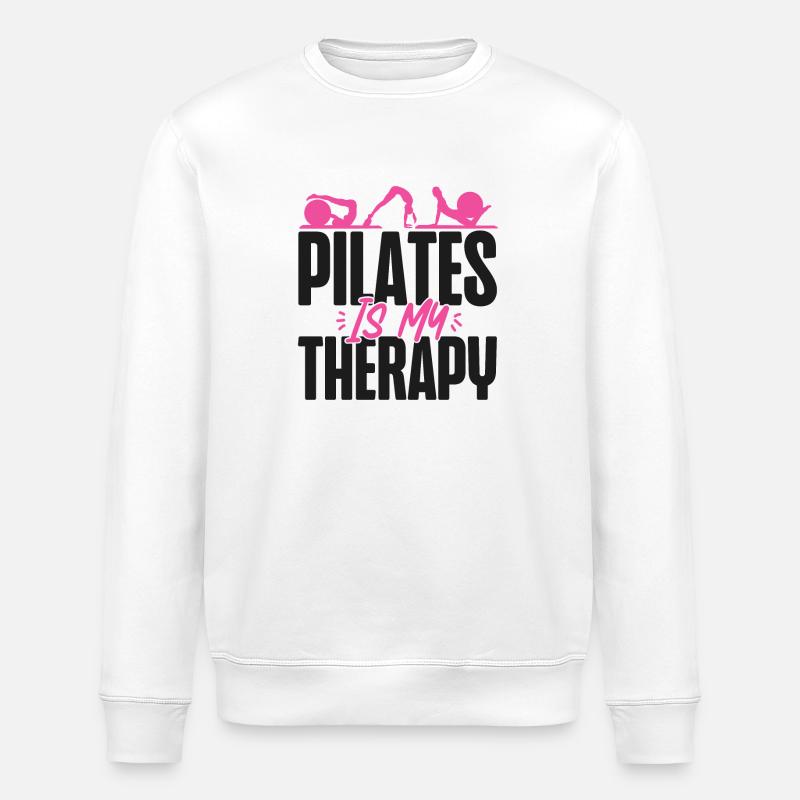 Pilates Instructor Teacher Pilates - Stanley/Stella ROLLER Unisex Organic Sweatshirt - white