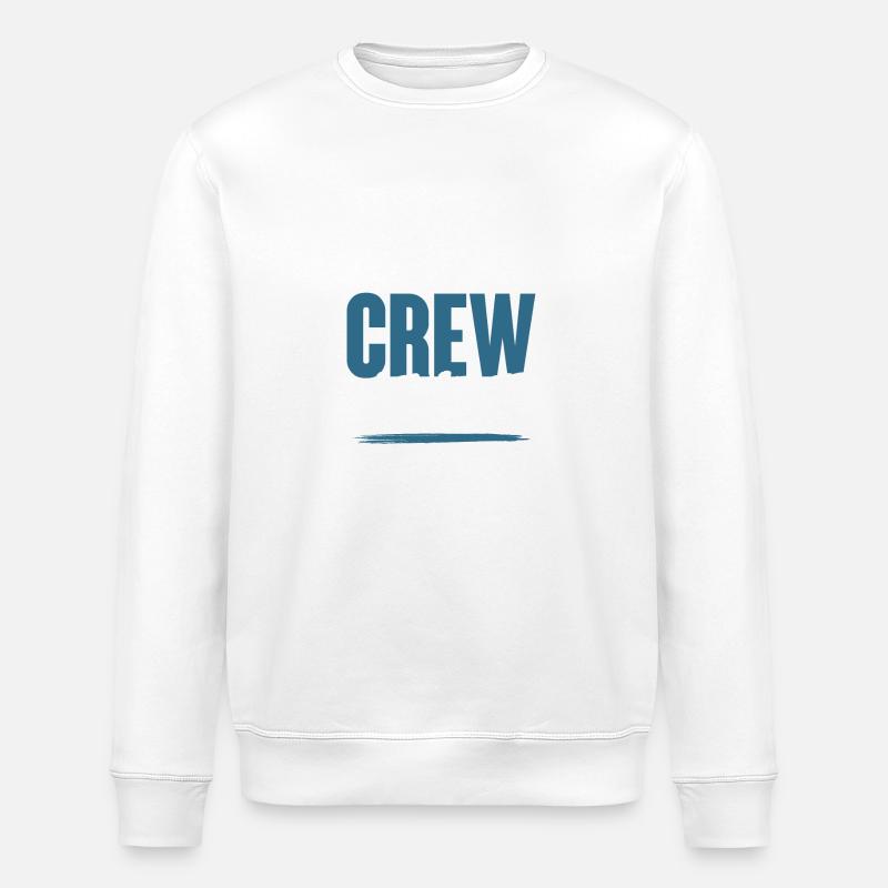 Bachelor Crew - Stanley/Stella Unisex Bio-Sweatshirt ROLLER - Weiß