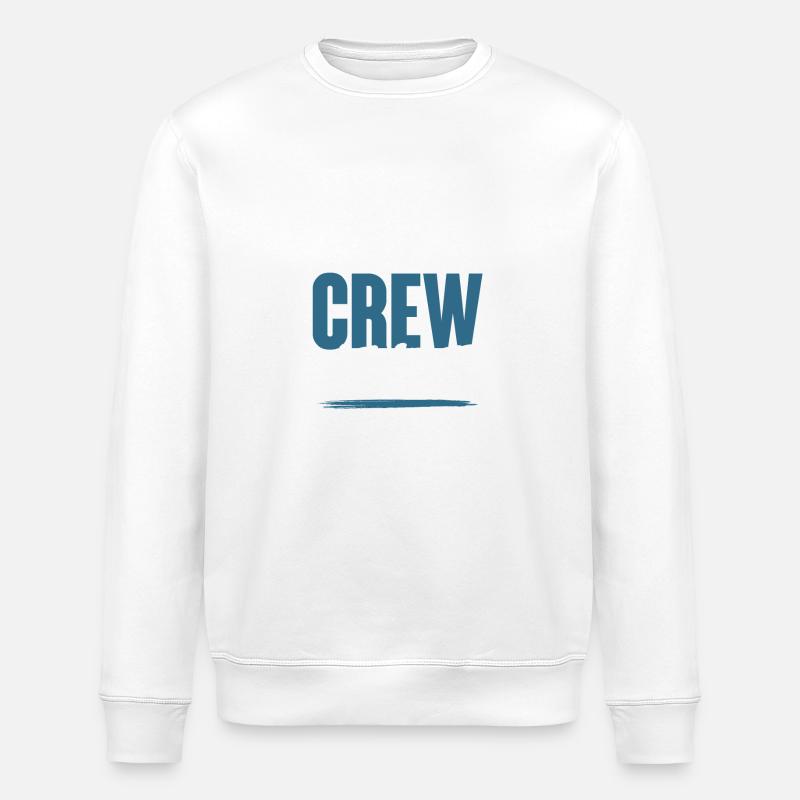 Tuning crew - Stanley/Stella ROLLER Unisex Organic Sweatshirt - white