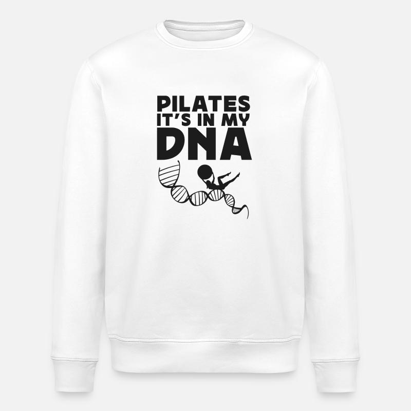 Pilates Instructor Teacher Pilates - Stanley/Stella ROLLER Unisex Organic Sweatshirt - white