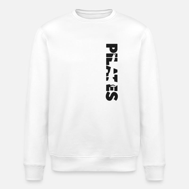 Pilates Instructor Teacher Pilates - Stanley/Stella Unisex Bio-Sweatshirt ROLLER - Weiß
