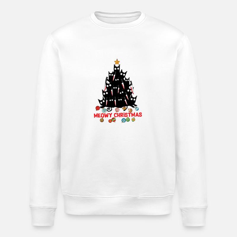 Katzenbaum - Stanley/Stella Unisex Bio-Sweatshirt ROLLER - Weiß