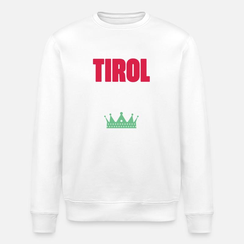 Tirol 2024 Urlaub - Stanley/Stella Unisex Bio-Sweatshirt ROLLER - Weiß