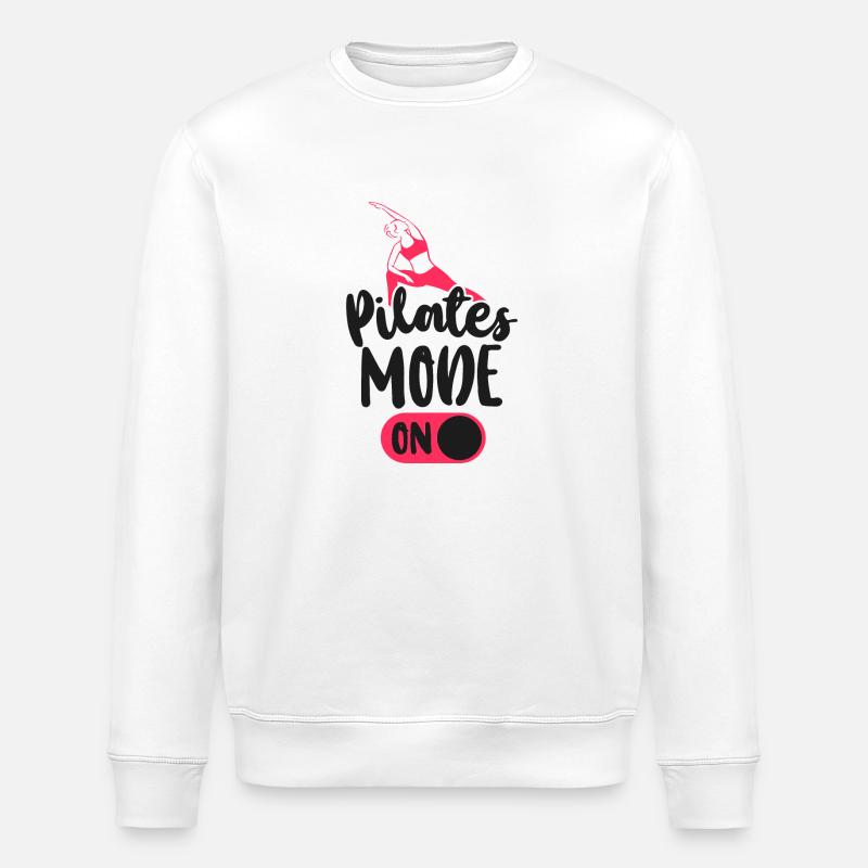 Pilates Instructor Teacher Pilates - Stanley/Stella ROLLER Unisex Organic Sweatshirt - white