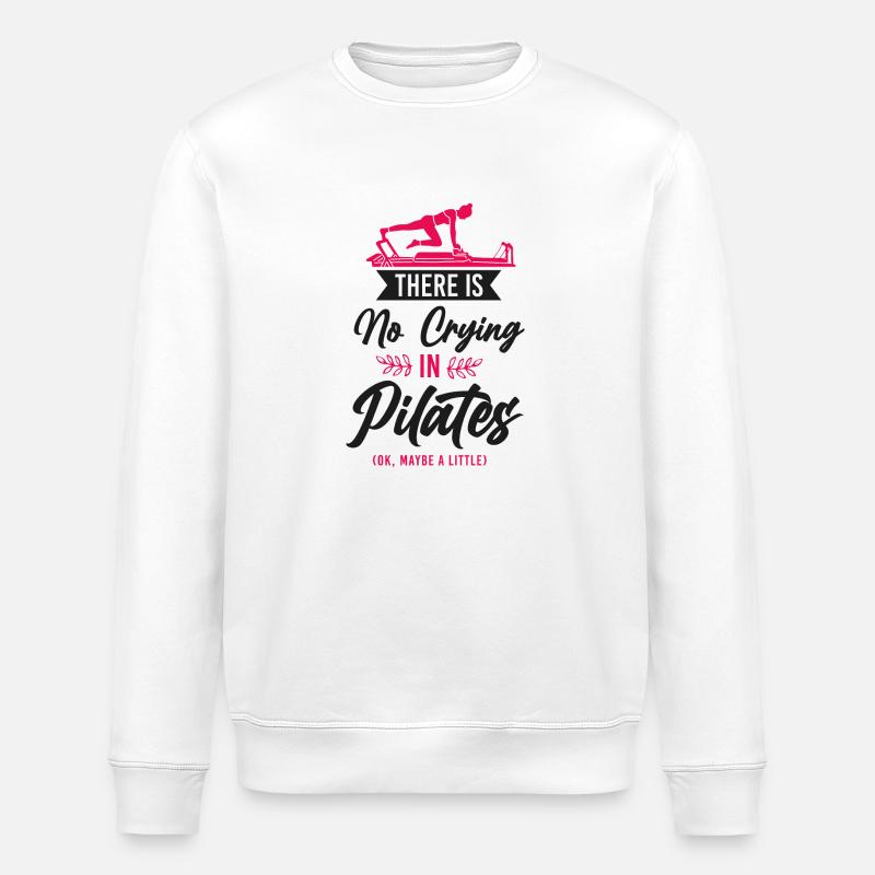 Pilates Instructor Teacher There - Stanley/Stella ROLLER Unisex Organic Sweatshirt - white
