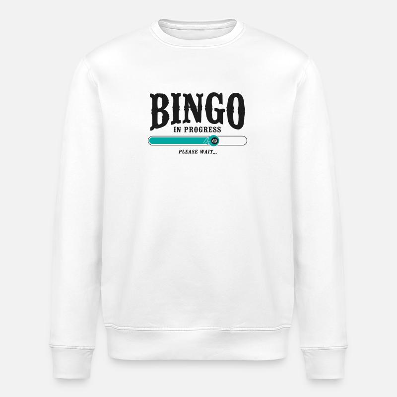 Bingo Joueur Bingo En cours - Sweat bio ROLLER Stanley/Stella Unisexe - blanc