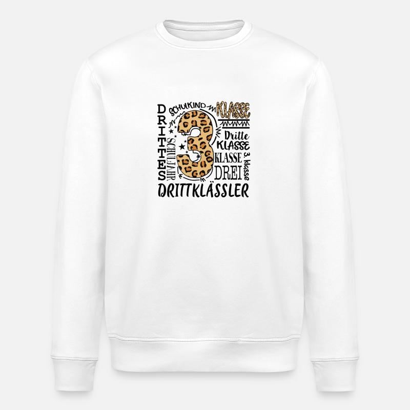 3.Klasse - Stanley/Stella Unisex Bio-Sweatshirt ROLLER - Weiß