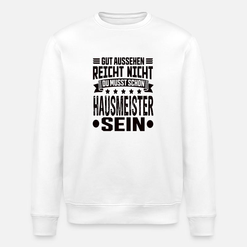 Hausmeister - Stanley/Stella Unisex Bio-Sweatshirt ROLLER - Weiß