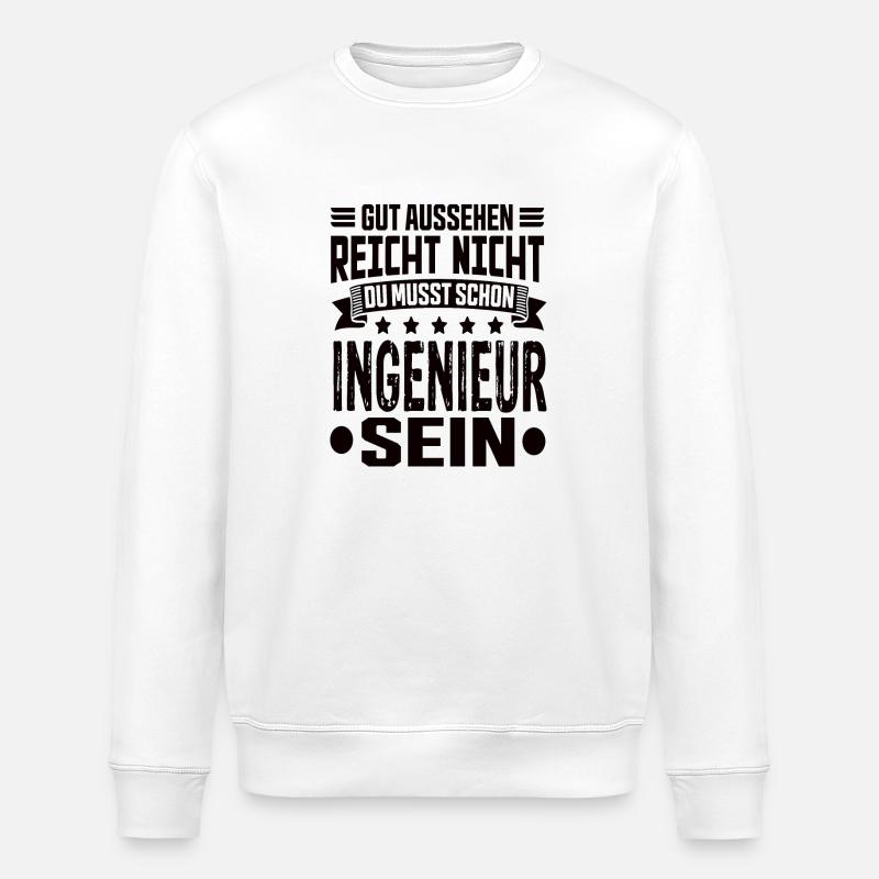 Ingenieur - Stanley/Stella Unisex Bio-Sweatshirt ROLLER - Weiß