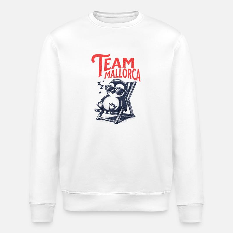 Mallorca Team Mallorca - Stanley/Stella ROLLER Unisex Organic Sweatshirt - white