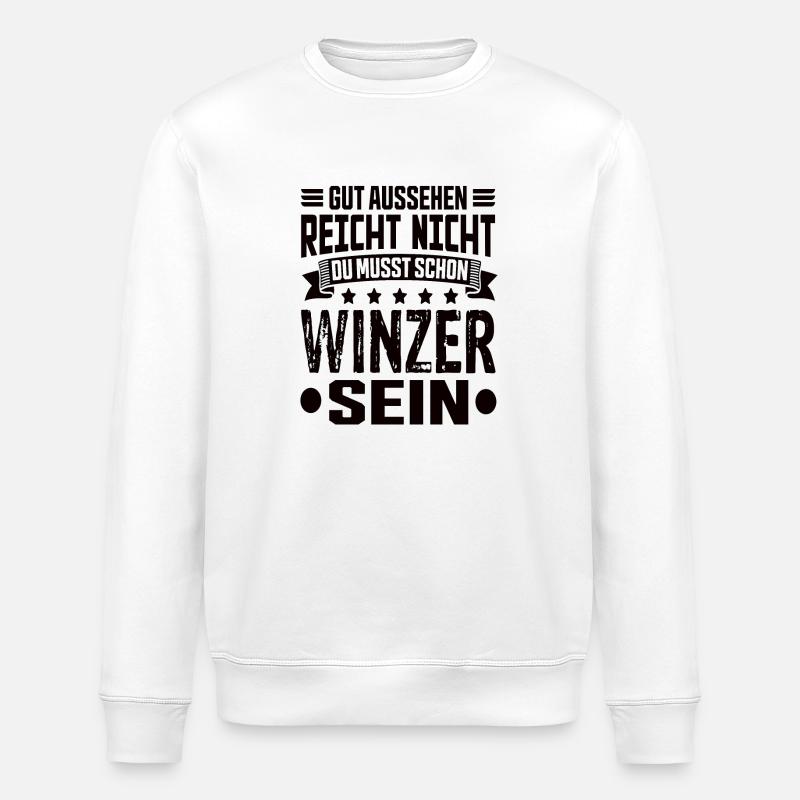 Winzer - Stanley/Stella Unisex Bio-Sweatshirt ROLLER - Weiß