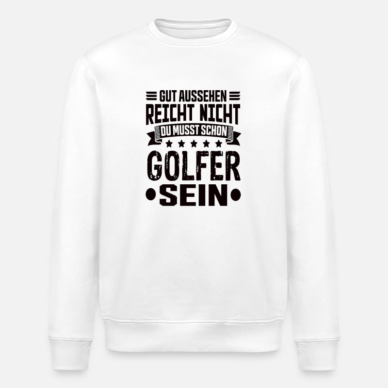 Golfeur - Sweat bio ROLLER Stanley/Stella Unisexe - blanc