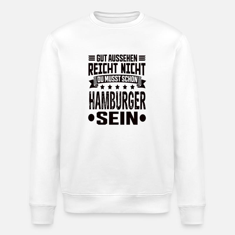 Hambourg - Sweat bio ROLLER Stanley/Stella Unisexe - blanc
