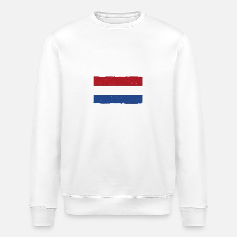 Pays-Bas Pays-Bas Pays-Bas - Sweat bio ROLLER Stanley/Stella Unisexe - blanc