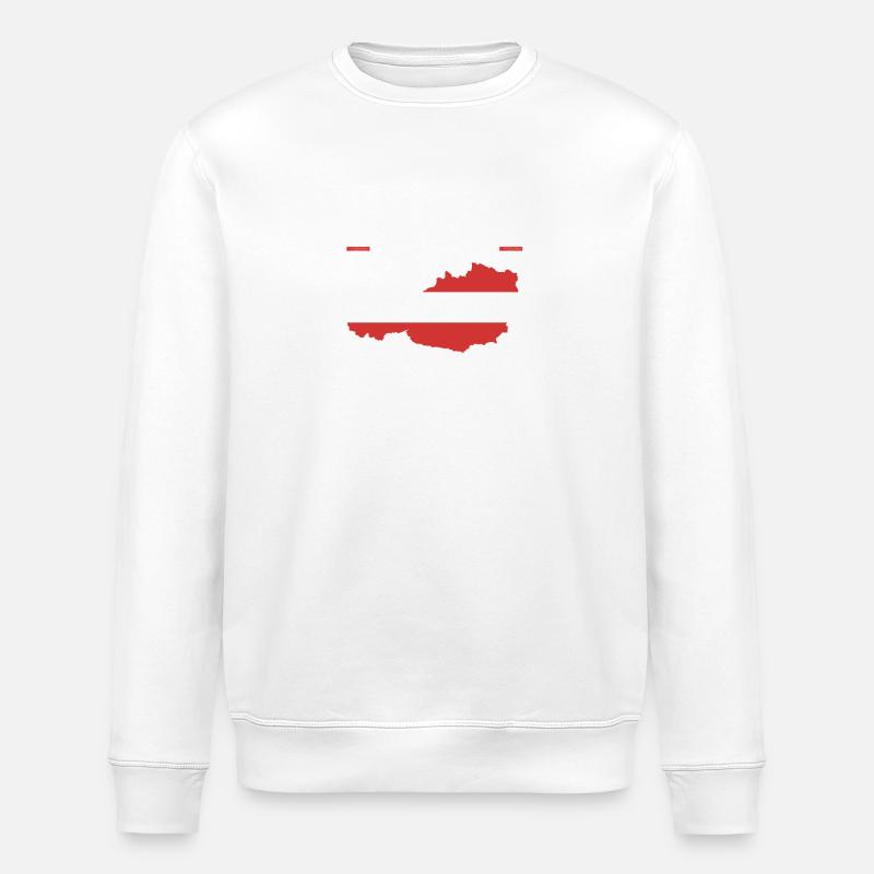 Autrichiens Autriche - Sweat bio ROLLER Stanley/Stella Unisexe - blanc