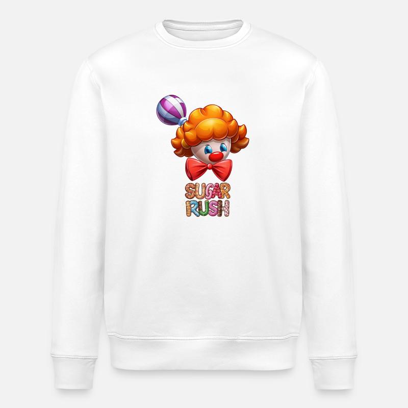 RUÉE VERS LE SUCRE - Sweat bio ROLLER Stanley/Stella Unisexe - blanc