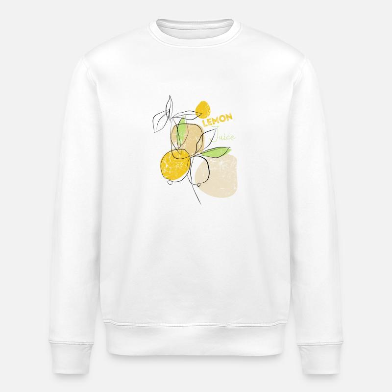 Jus de citron - Expressionniste - Art - Sweat bio ROLLER Stanley/Stella Unisexe - blanc