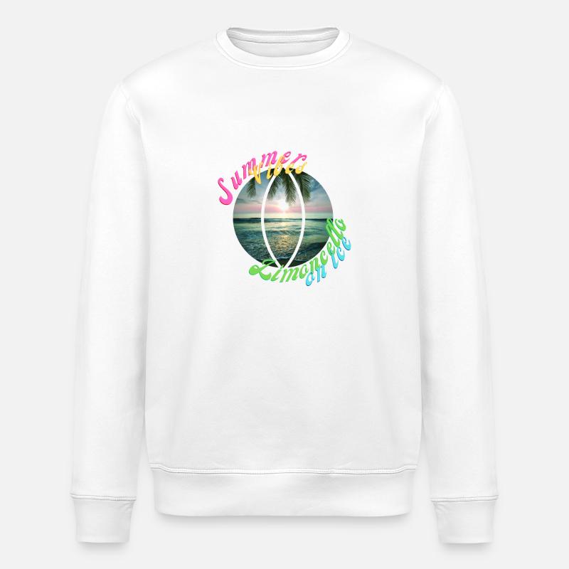 Limoncello Summer - Stanley/Stella ROLLER Unisex Organic Sweatshirt - white