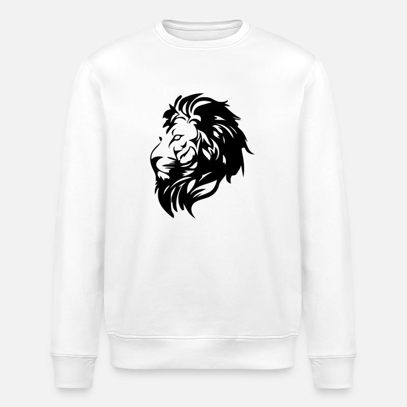 Lion - Sweat bio ROLLER Stanley/Stella Unisexe - blanc