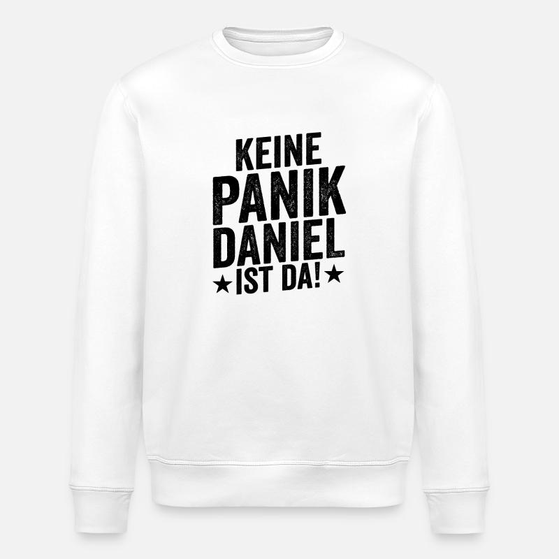Vorname Daniel - Stanley/Stella Unisex Bio-Sweatshirt ROLLER - Weiß
