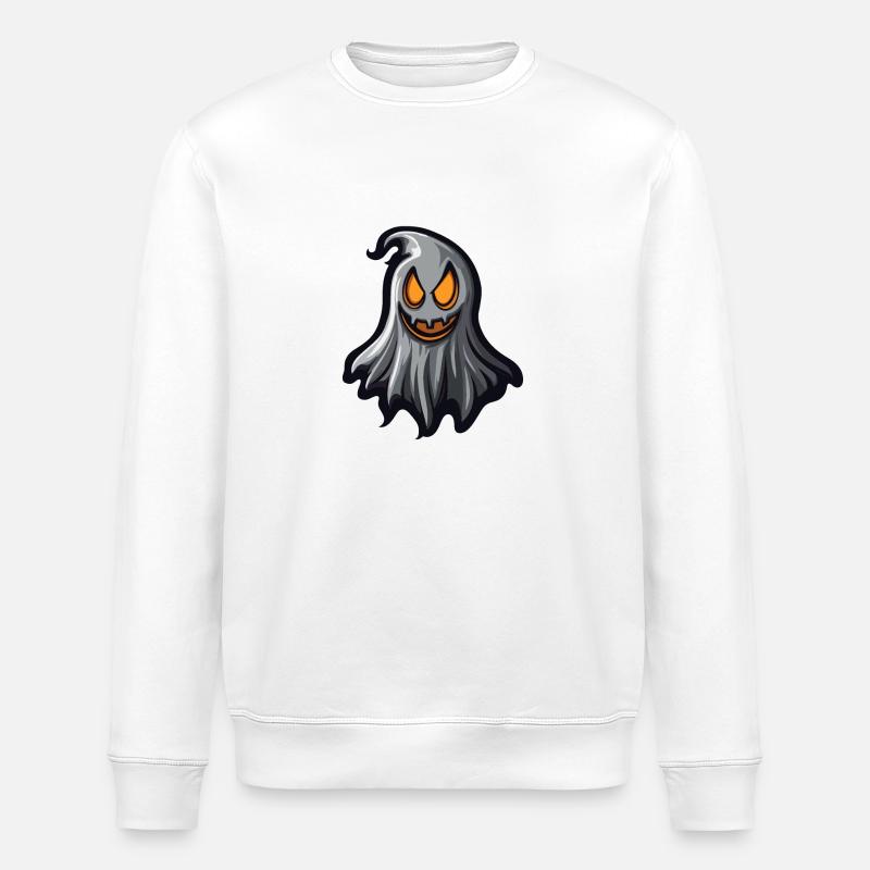 Bande dessinée fantôme d’Halloween - Sweat bio ROLLER Stanley/Stella Unisexe - blanc