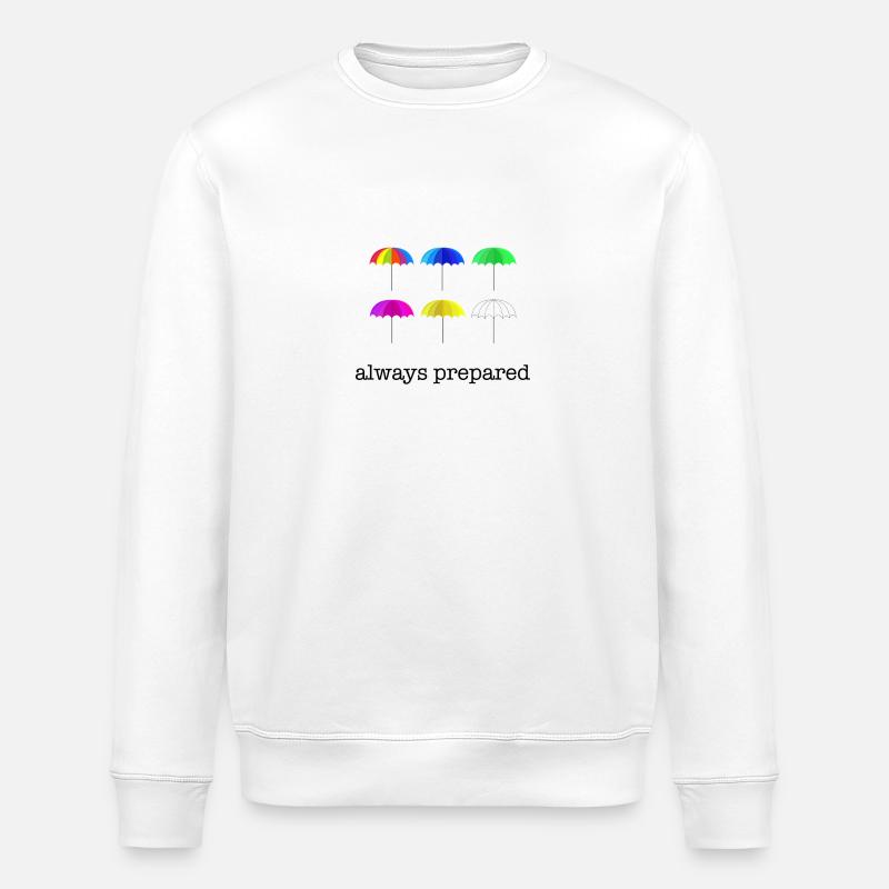 Umbrellas fall gift idea - Stanley/Stella ROLLER Unisex Organic Sweatshirt - white