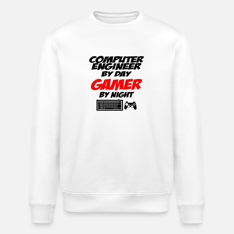 Computer Engineer - Stanley/Stella Unisex Bio-Sweatshirt ROLLER - Weiß