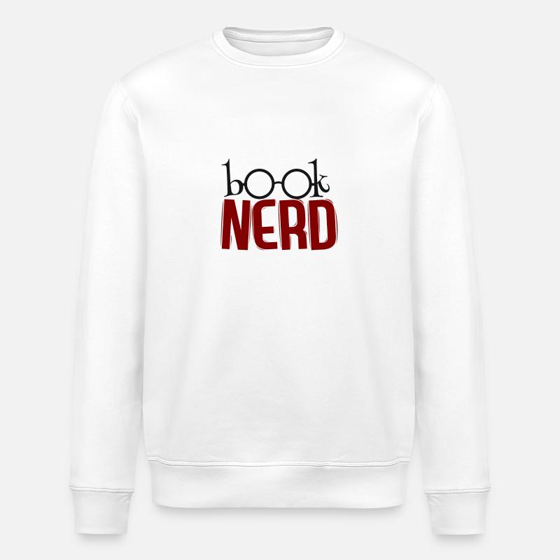 bookworm - Stanley/Stella ROLLER Unisex Organic Sweatshirt - white