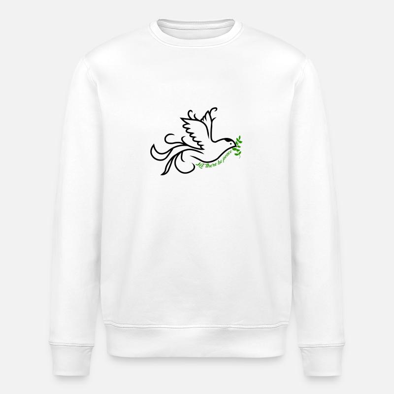 colombe de la paix - Sweat bio ROLLER Stanley/Stella Unisexe - blanc