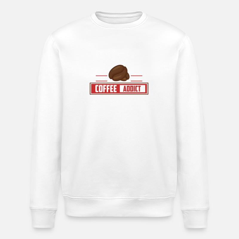 ADICE DE CAFE - Sweat bio ROLLER Stanley/Stella Unisexe - blanc