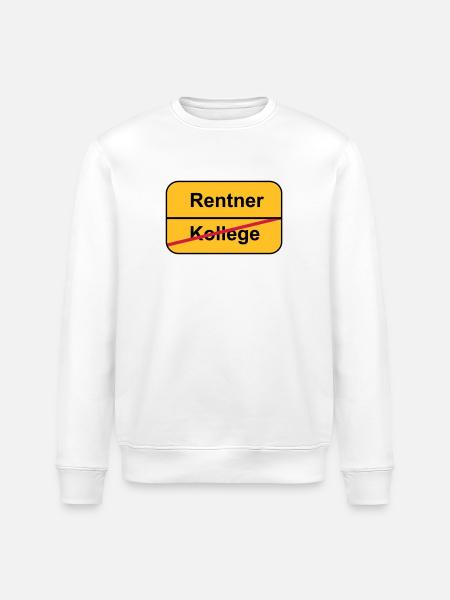 Pensionierung - Stanley/Stella Unisex Bio-Sweatshirt ROLLER - Weiß