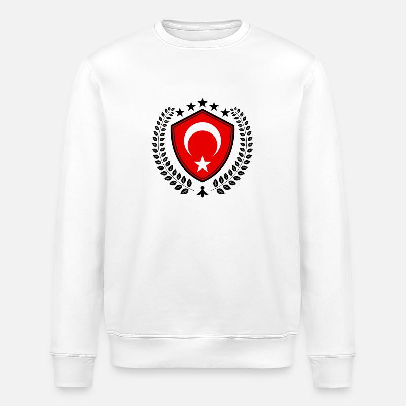 Turquie - Sweat bio ROLLER Stanley/Stella Unisexe - blanc
