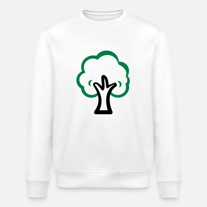 baum - Stanley/Stella Unisex Bio-Sweatshirt ROLLER - Weiß